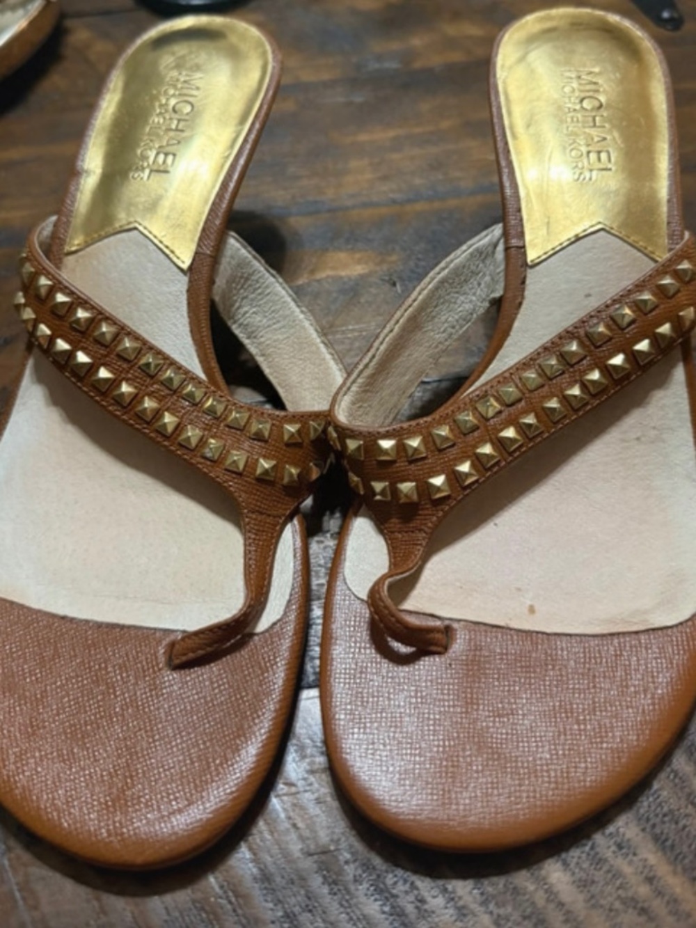 Women’s Michael Kors kitten heel sandals
